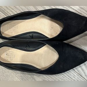 Black flats size 7